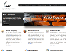 Tablet Screenshot of lingoway.com